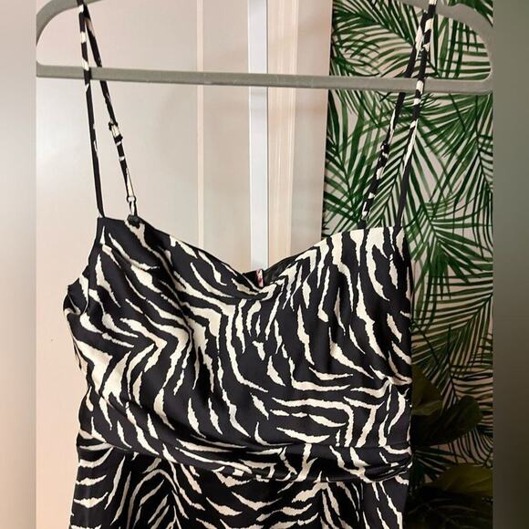 NWT Autumn Adeigbo Jules Dress in White Tiger Sz 6 MSRP $565 - Picture 6 of 11